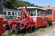 La draisine DU65-100 au dépôt de Besse-sur-Issole