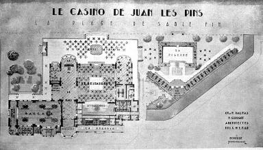 Le casino reconstruit. Plan.