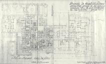 Villa  construire. Groupe n 1. Plan de l'tage de soubassement.