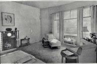 La villa Aujourd'hui. 1er étage. La grande chambre ouest. Vue prise vers le sud-ouest.