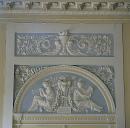 1er étage. Le grand salon. Un dessus-de-porte.