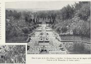 L'allée d'eau. Vue axiale.