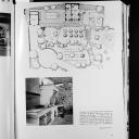 Plan du rez-de-chaussée et du jardin, vue de détail de la cuisine d'été.
