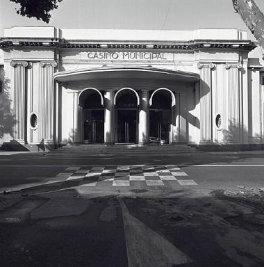 Elévation antérieure nord, avant corps central A.
