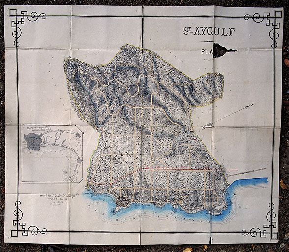 Plan du quartier en 1883.