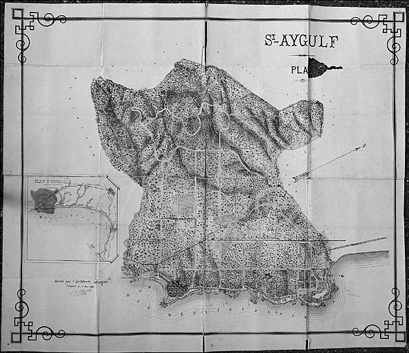 Plan du quartier en 1883.