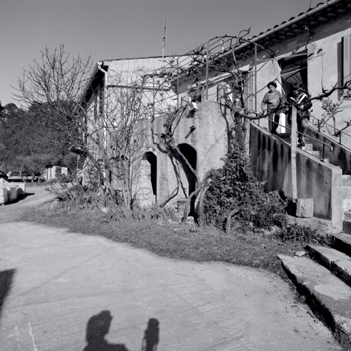 Vue extrieure de la maison d'habitation.