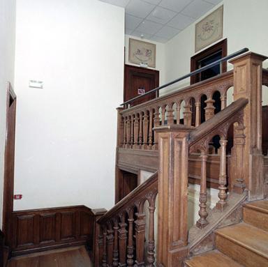 Rampe de l'escalier  hauteur de l'tage.