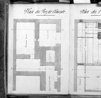 Plan du rez-de-chaussée.