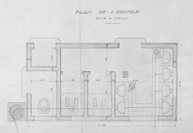 Plan de l'édicule (projet).