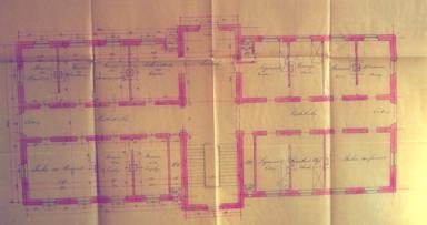 Administration gnrale, plan de l'tage.