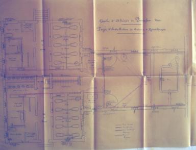 Projet d'installation du pavillon d'hydrothrapie.