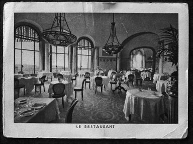 Le restaurant.