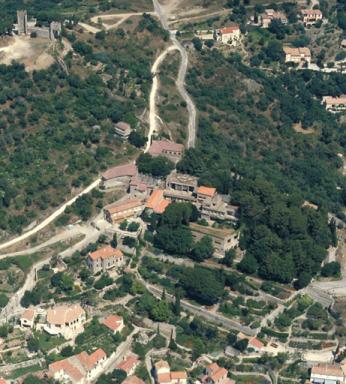 Vue aérienne prise du sud