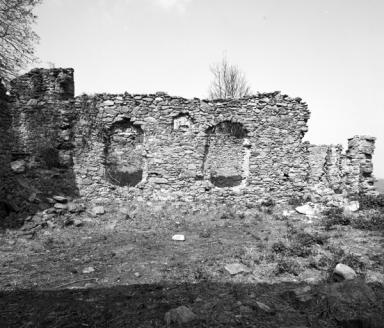 Cellule 5. Promenoir, élévation sud, vue géométrale.