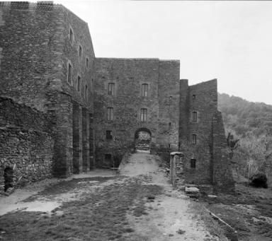Bâtiment C, aile ouest, élévation nord.