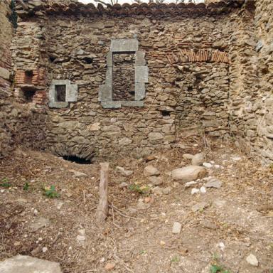 Cellule 3. Atelier, élévation est.