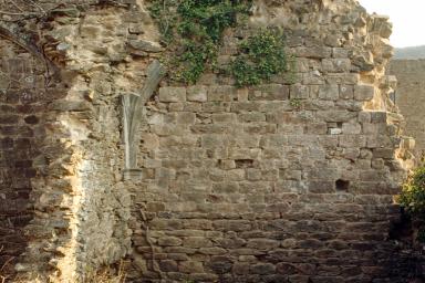 Eglise 1. Premire chapelle latrale nord, mur nord.