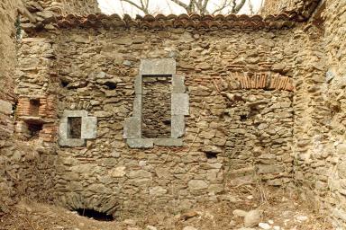 Cellule 3. Atelier, élévation est.
