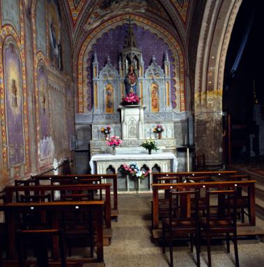 Vue d'ensemble de la chapelle de la Vierge.