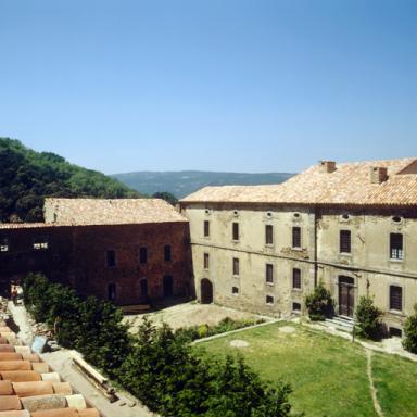 Bâtiment C, élévation sud, travées 1 à 6, vue prise du toit du bâtiment A.