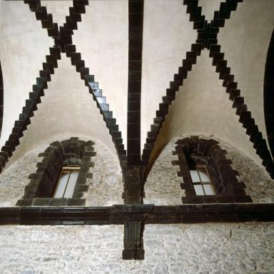 Eglise 2, intérieur, voûte.