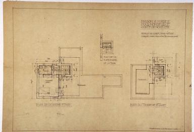 Plan du deuxime tage. Plan du troisime tage.