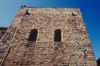 Evêché, tour sud-est, élévation sud, niveaux 2 et 3.