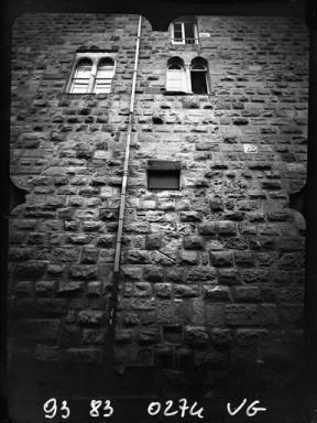 Elévation est, travées 2 et 3. Cliché photogrammétrique gauche.