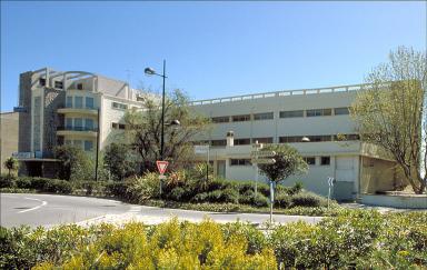 Vue d'ensemble de la façade nord.