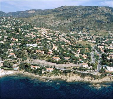 Vue arienne du lotissement de la Renarde, depuis le sud-est.