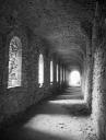 Grand cloître. Intérieurs, galerie est, vue en enfilade du sud.