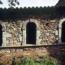Grand cloître. Elévations sur le préau, galerie est, détail d'une baie.