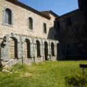Petit cloître, galerie est, vue d'ensemble prise du nord-ouest.