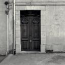 Maison, 6 place d'Entrechaux (M1 462) : menuiserie de porte, 2e moiti du 19e sicle