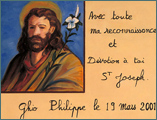 Reconnaissance à Saint Joseph. Huile sur toile, 2001