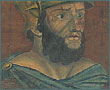 Portrait d'un soldat romain. Revers du précédent tableau. Huile sur toile, 1840.